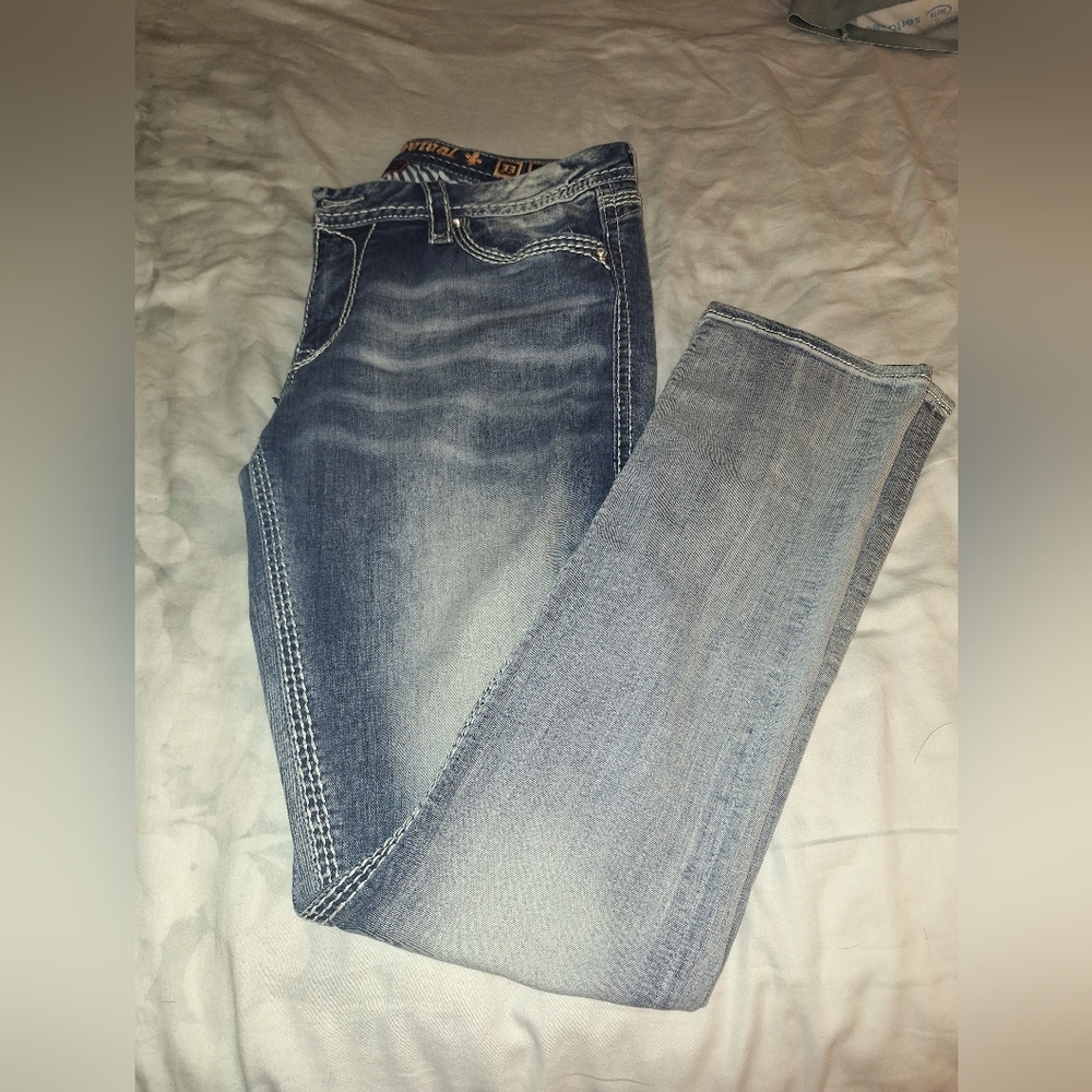 Rock Revival Womens Strait Leg Jeans